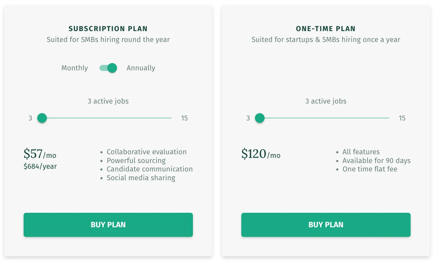 Pricing Plan